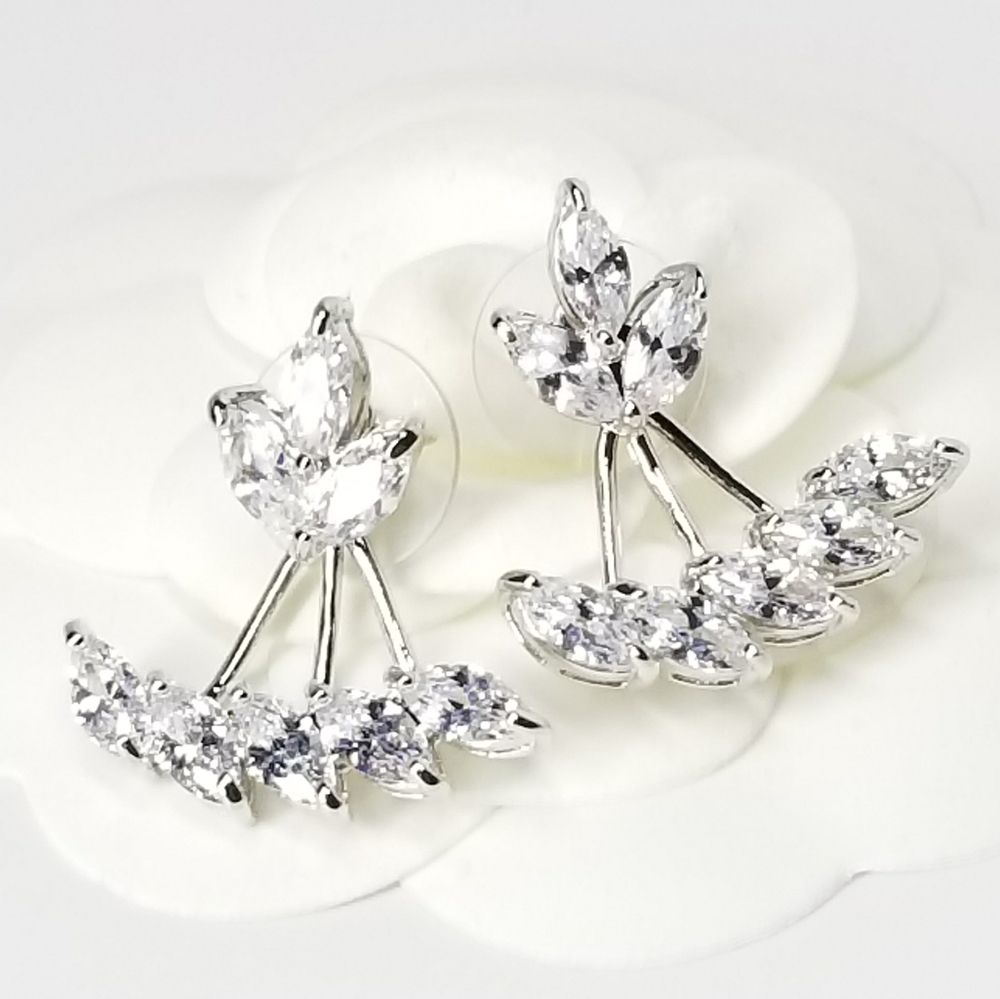 NEW Bling CZ Diamond Earring - Picture 2 of 11